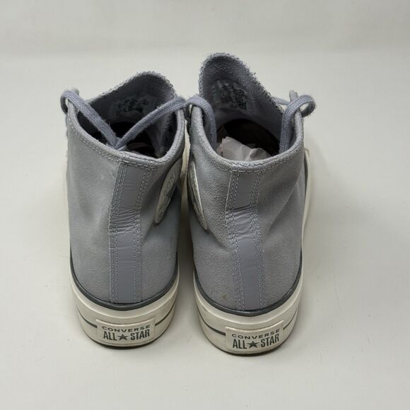 Converse All Star Chuck Lift Platform High Shoes Womens 9 Blue Gray Suede Retro - Picture 11 of 16